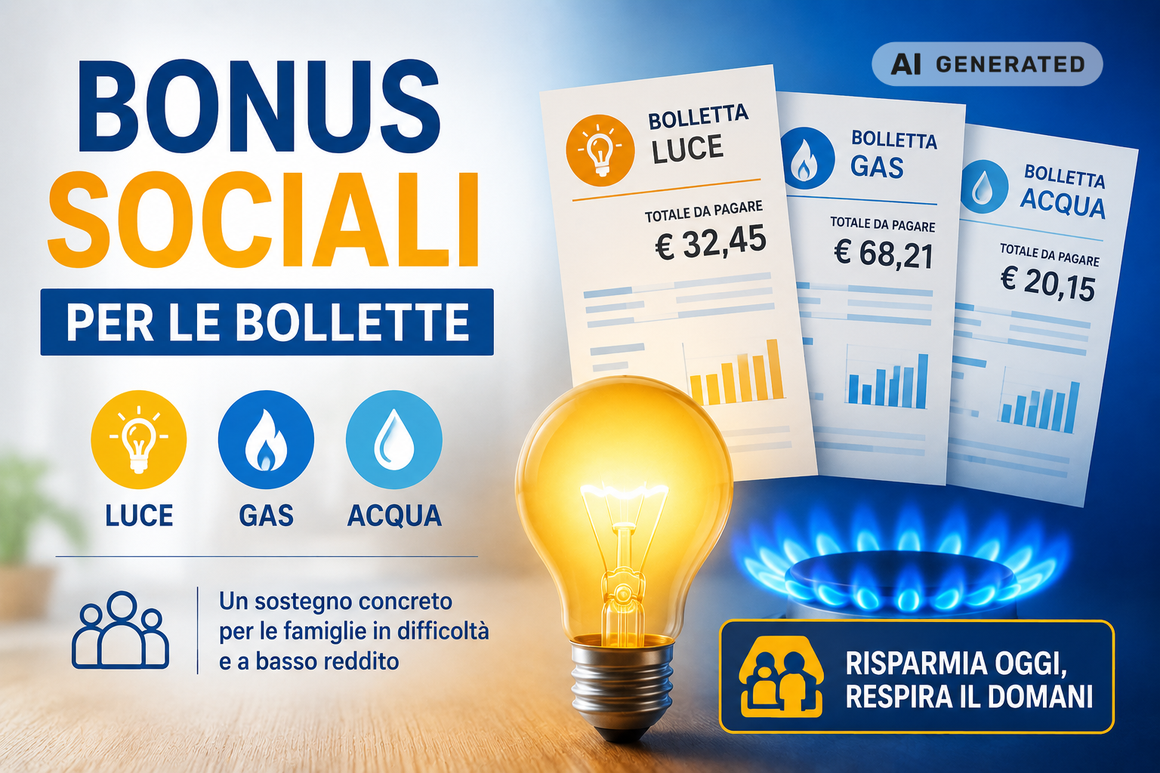 Famiglia che confronta le bollette con l’aiuto di un consulente
