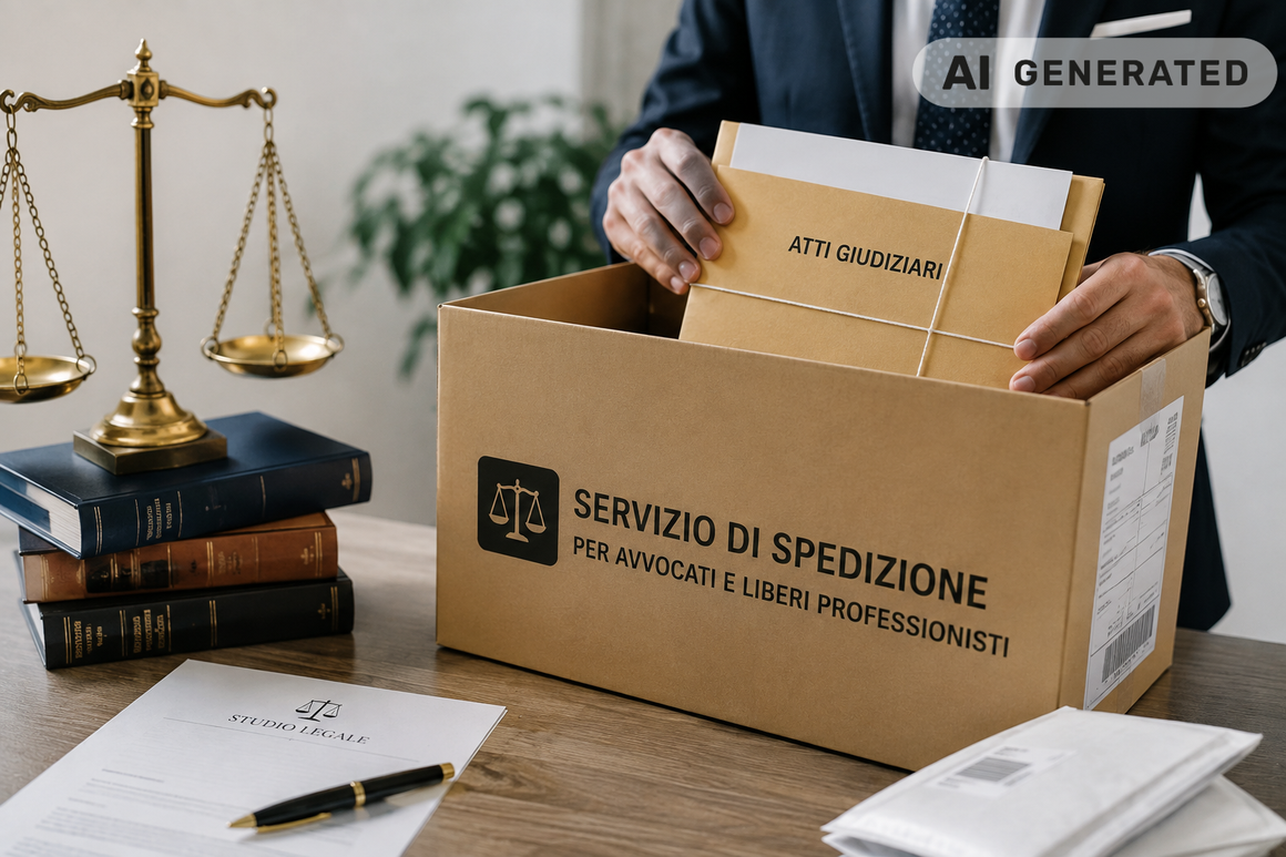 Professionista che consegna documenti a un ufficio servizi